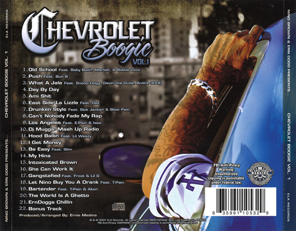 Nino Brown - Chevrolet Boogie Vol. 1 Chicano Rap